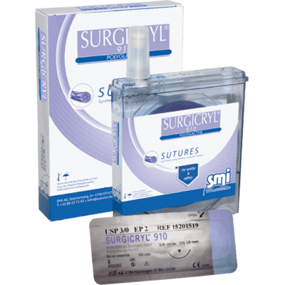 Surgicryl 910 SMI, 2-0, 25m Rolle, violett, in Kassette