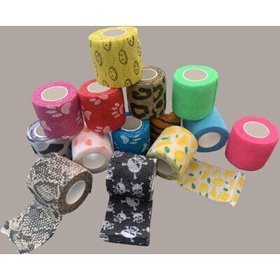 Vet-ColorFlex Bandagen 5 cm x 4.5 m, Giraffe, 24 Stk.