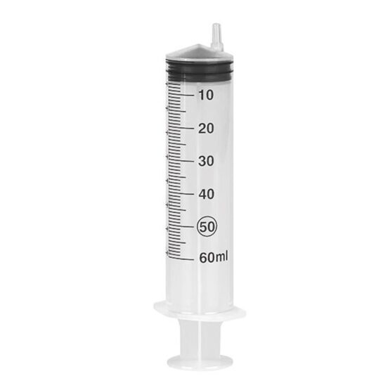 Einmalspritzen 3-teilig, 50-60 ml, 50 Stück, Luer-Ansatz