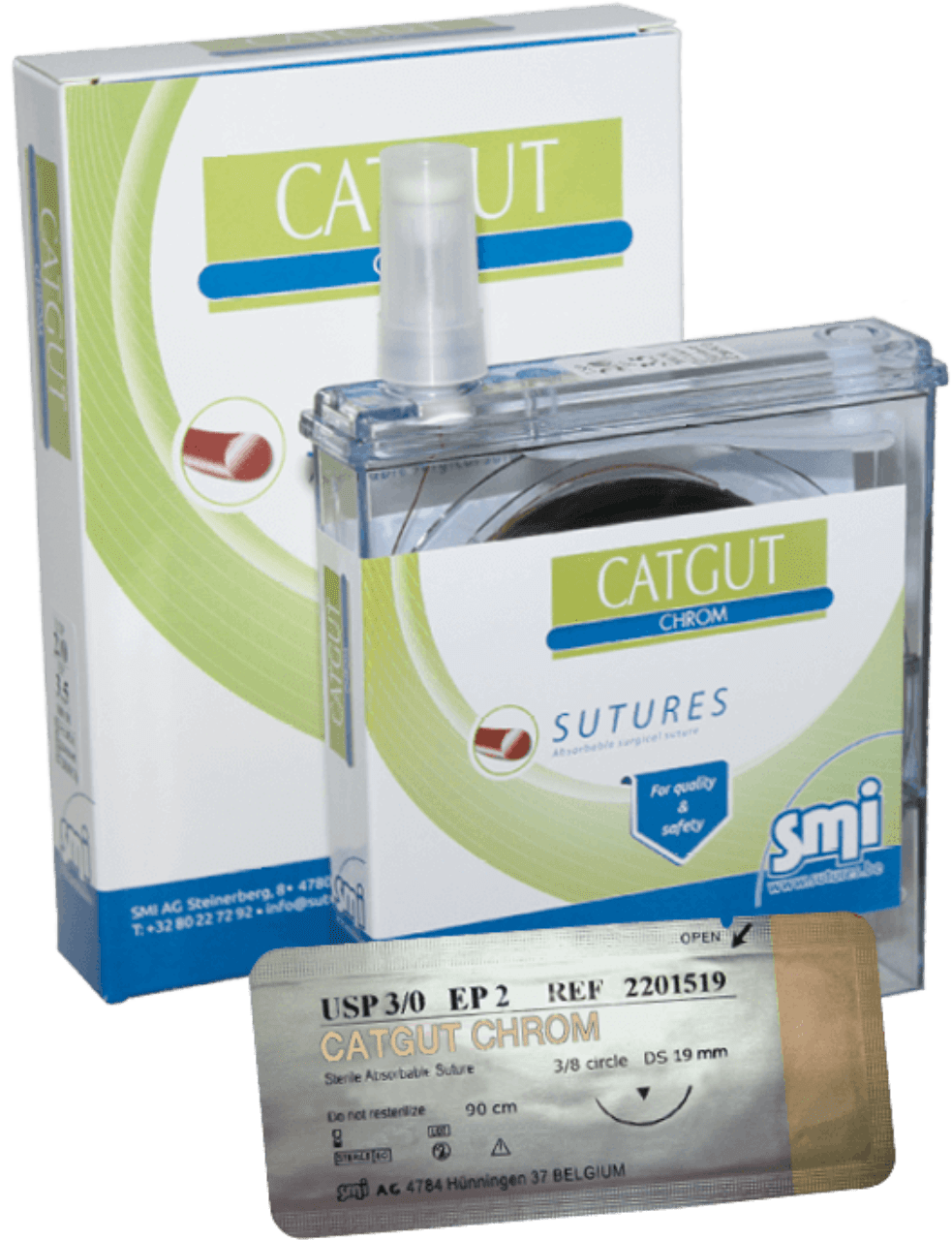 Catgut Chrom SMI, USP 2-0, 100m