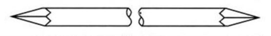 Kirschner-Bohrdraht,  Ø 2,0 x 310 mm,  10 Stück