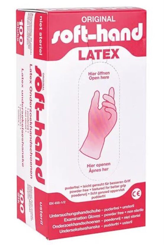 Einmalhandschuhe Latex Gr. M, Soft Hand